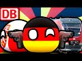 A normal day at the german bahnhof  3d countryballs