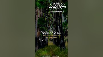 لا تنسوا قراءة سورة الكهف ليلة الجمعة أو يوم الجمعة#fyp #foryou #foryoupage #viral #quran #ماهرالمعي