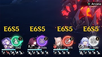 E6S5 KAFKA DOT TEAM DESTROY MOC 12 O CYCLE VS BANANA  | Honkai: Star Rail 3.2