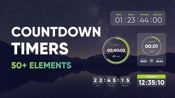 Animated Countdown Timers Pack - After Effects Template