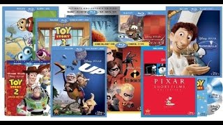 Current Pixar Blu-Ray Collection (July 2014)