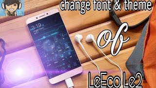 Change font and theme of LeEco Le2 screenshot 5