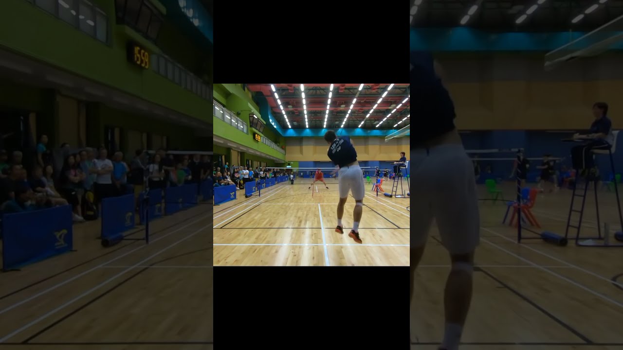 shorts INSANE Badminton SMASH 🔥