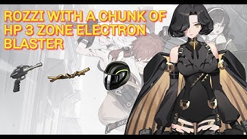 ROZZI 3 ZONE ELECTRON BLASTER WITH A CHUNK OF HP BUILD (ETERNAL RETURN BLACK SURVIVAL)