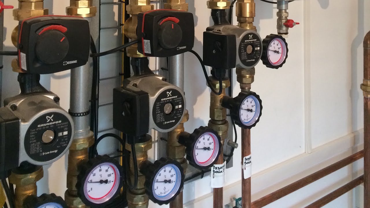 Каскад Котлов Vaillant - YouTube