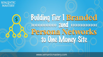 Building Tier 1 Branded and Persona Networks to One Money Site