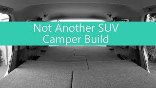 DIY Sleeping Platform for a 4Runner ORP (5th Gen) | Flexible SUV Camper Build