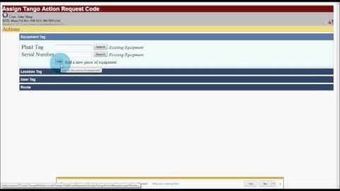 Assign a QR Code and Install a Piecec of Equipment
