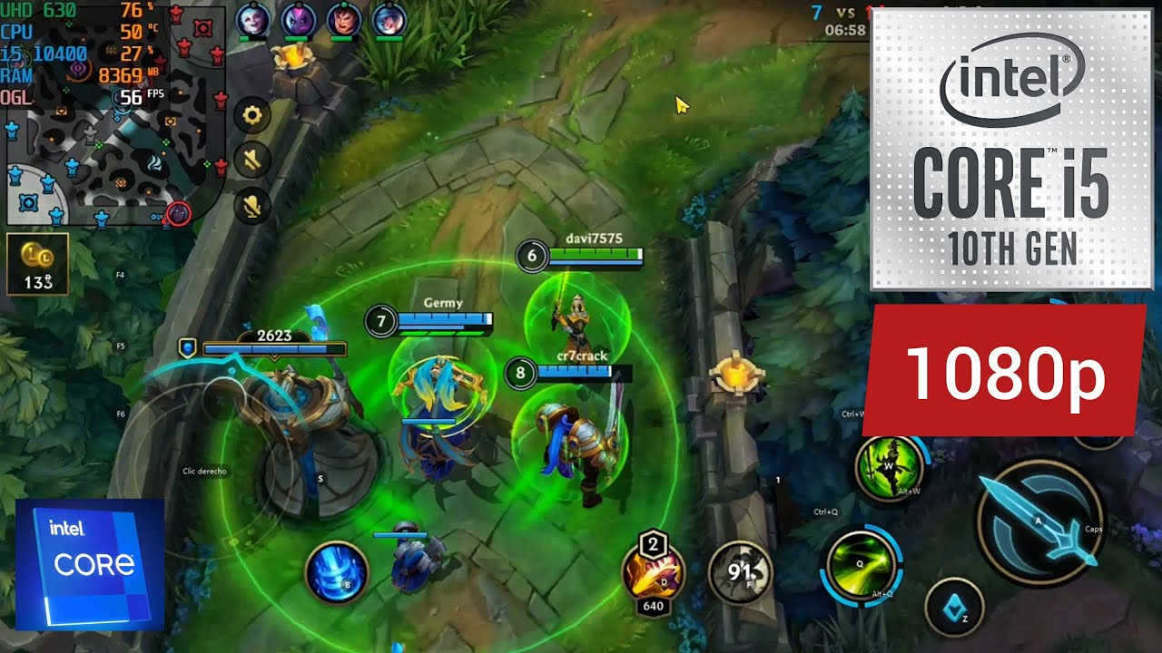 League of Legends: Wild Rift - gameplay test - i5 10400 + UHD 630 1080p ...