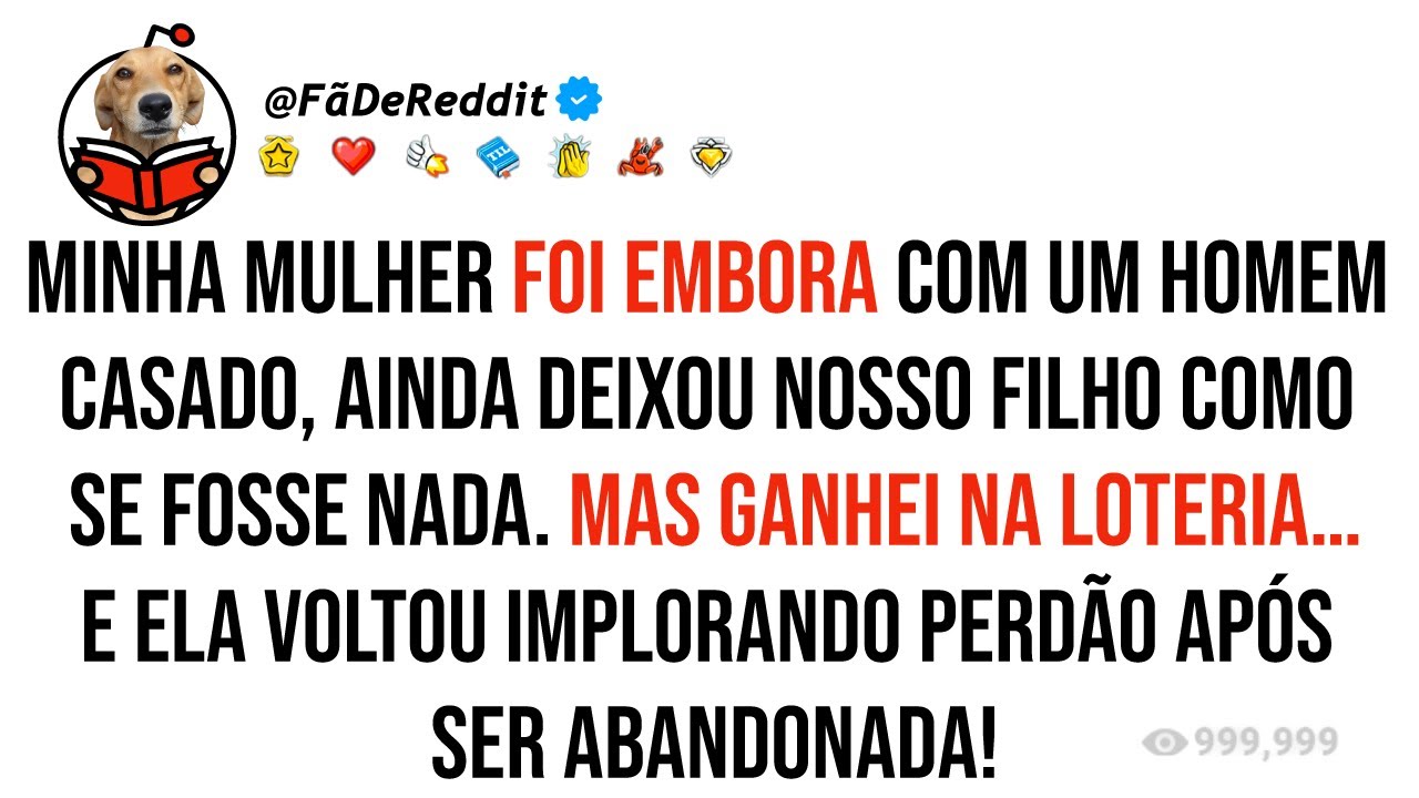 Minha mulher foi embora com um homem casado, ainda deixou nosso filho como se fosse nada. Mas ganhei
