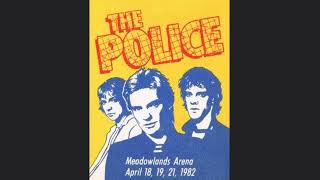 THE POLICE - Spirits In The Material World (East Rutherford, NJ 21-04-1982 USA) (master audio tape)
