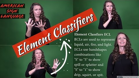 #ASL element classifiers advanced intermediate mini-lecture #aslinteractive