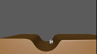 Heavy ball and light ball animation