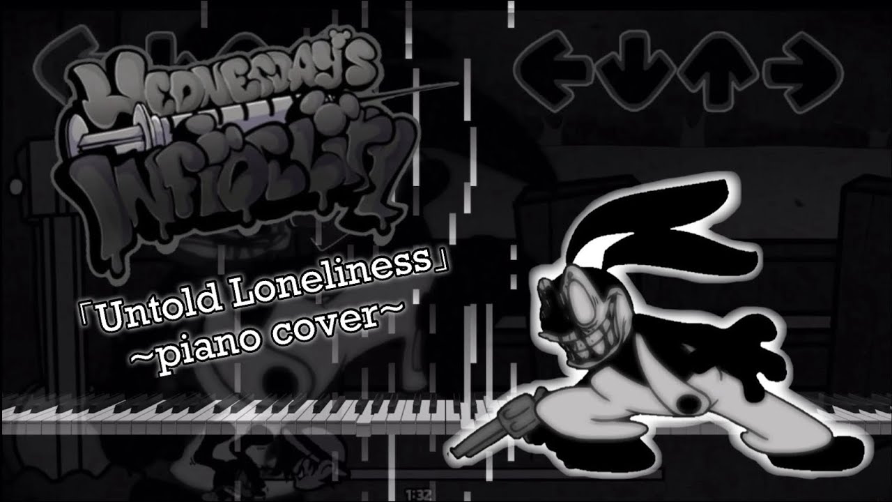 「Untold Loneliness」Friday Night Funkin' ~piano cover by myumyu~ / ピアノカバー 耳コピ