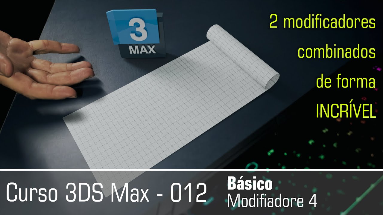 012 - Cruso de 3DS Max - Mais modificadores na Prática - YouTube
