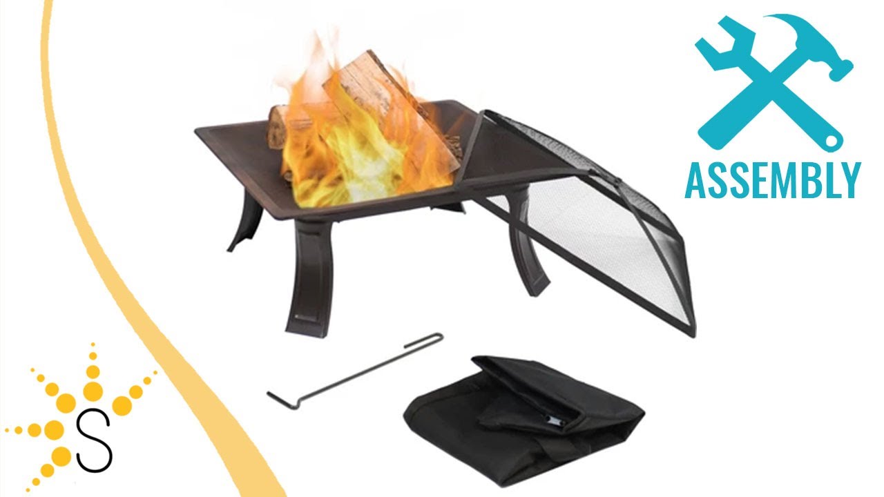 Sunnydaze 26 Inch Portable Square Campfire On The Go Fire Pit Nb 362 Sunnydaze 26 Inch Portable Square Campfire On The Go Fire Pit Nb 362