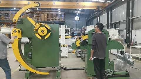 Press Feeding Line: Unwinder leveler, Servo Feeder and Press machine for Electronic parts stamping