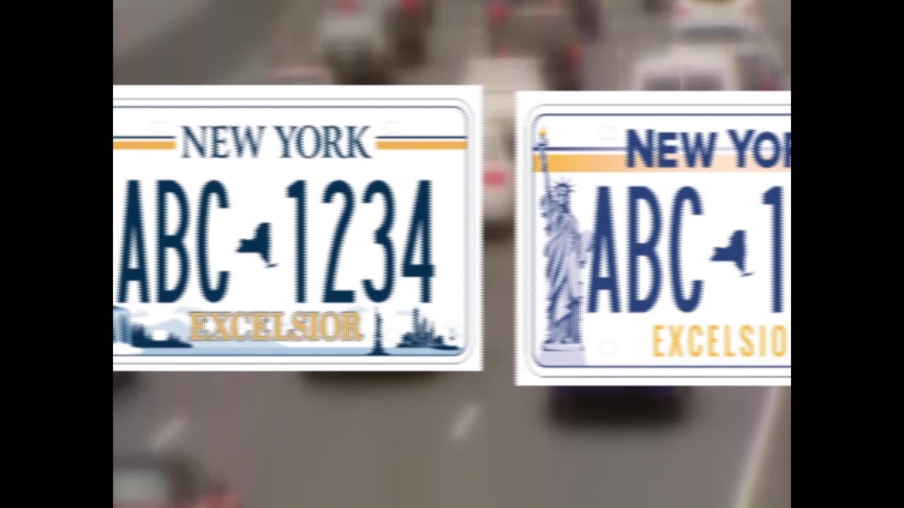 New York Reveals New License Plate Design YouTube