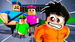 AİLE HAPİSHANESİNDEN KAÇTIM!! 🏃 Roblox Police Family Escape Obby