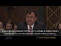 Senator Cruz Questions Google Exec Over Project Veritas Insider Google Leaks