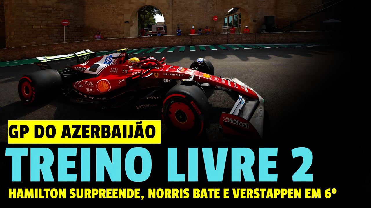 Gp Do Azerbaijão : Treino Livre 2 - Hamilton Surpreene, Lando Norris Bate E Verstappen Em P6