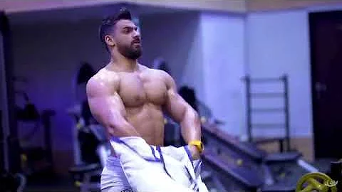 Mohammad Zolfaghari in the gym