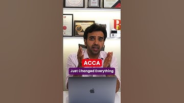 ACCA Big Update 2027 (Part-1) @ZellEducation