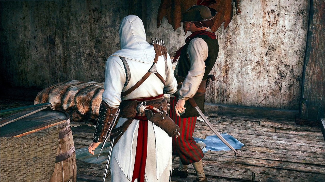 Assassin’s Creed Unity – Altair Outfit Sword Combat & Free Roam Gameplay