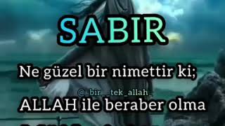 Allahim Sən Mənə Səbr Ver Ami̇n İnşallah