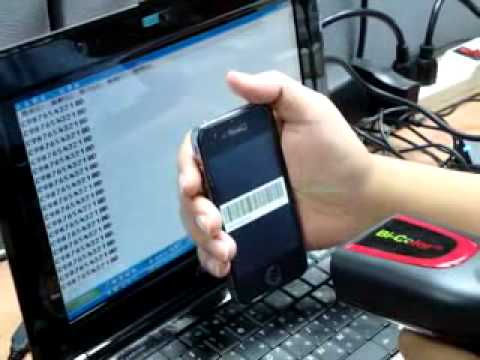 Marson MT7930 Bi-Color barcode scanner read barcodes from LCD & LED monitors