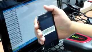 Marson MT7930 Bi-Color barcode scanner read barcodes from LCD & LED monitors