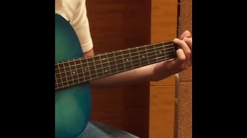 Thumbnail of Byron blue OM style folk fingerstyle acoustic guitar