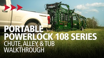 Powerlock 108 Series Portable Squeeze Chute, Alley & Tub Walkthrough | Arrowquip