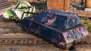 MAUS против MAUSа на карте Энск , 10К Урона, 9 фрагов, Колобанов.   WoT 1.6.1. 2К VIDEO.