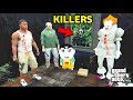 Franklin Hunting Jason Pennywise Ghostface To Save Shinchan In GTA 5 SHINCHAN And CHOP 