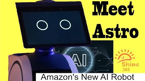 AI Takes Off: Amazon Robot Astro!