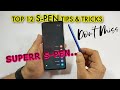 Top 12 S-pen Tips and Tricks | Note 10 Lite | English