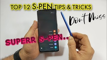 Top 12 S-pen Tips and Tricks | Note 10 Lite | English