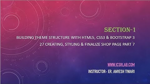 27 Creating, Styling & Finalize Shop Page Part 7 Multi Vendor E Commerce Website In PHP & MySQL