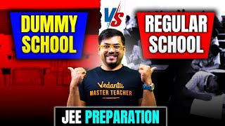 Dummy School or Regular School for IIT-JEE Preparation??🤔 | Harsh Sir @VedantuMath