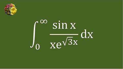 2nd method to evaluate the improper integral using Feynman