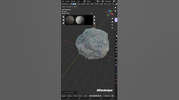 How to Create Low Poly Rocks in 1 Minute ⏳#Blender #LowPoly #3DModeling #GameAssets #BlenderTips 🚀