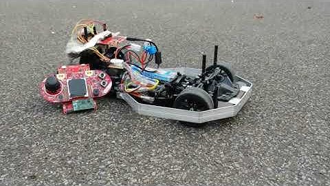 WLAN-controlled toy car with MSP432 Launchpad