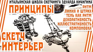 видео: Интерьерный скетчинг-6 принципов-подходов для эффективного рисования идей и проектов. Эдуард Кичигин картинка: Интерьерный скетчинг-6 принципов-подходов для эффективного рисования идей и проектов. Эдуард Кичигин