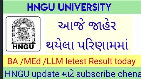 Hngu letest Result 2022 - hngu result - Hngu result - Hngu - hngu big news exam