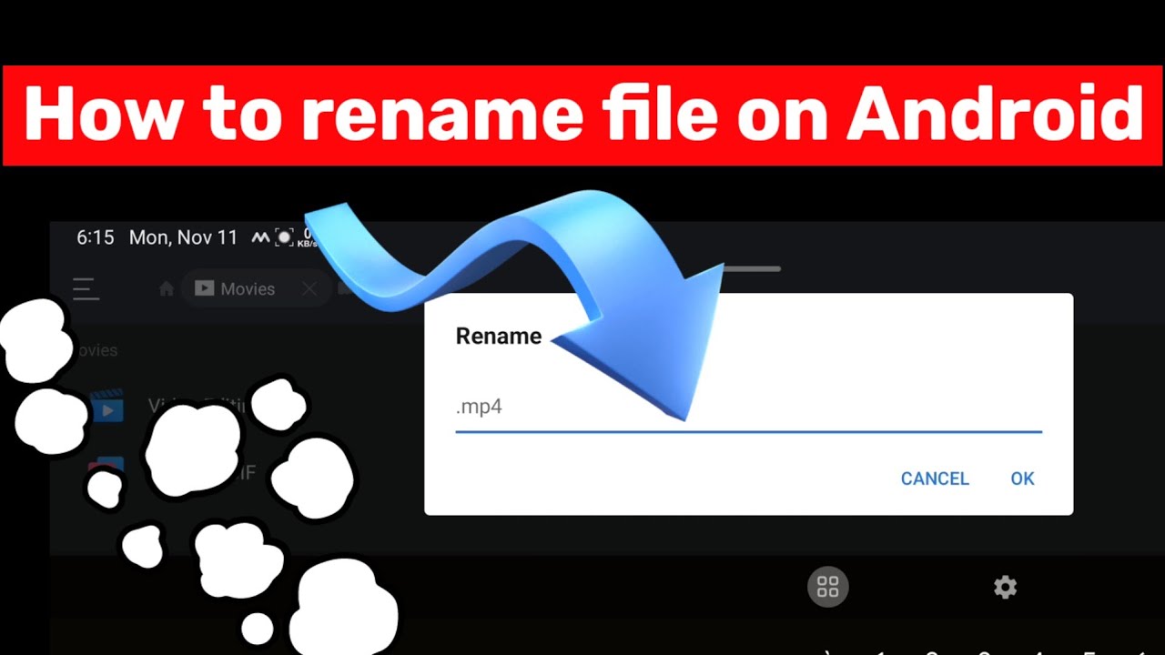 how to edit file name on Android | how to rename Image/Audio/video ...