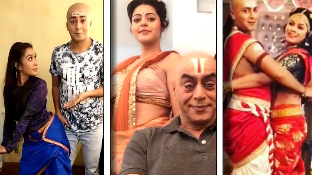 Tenali Rama Actors Back Stage in TikTok Masti