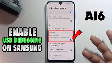 How To Enable USB Debugging On Samsung Galaxy A16