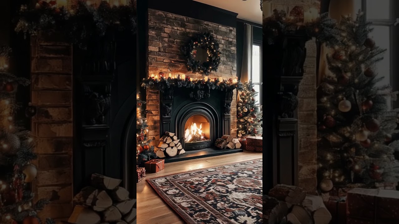Fireplace Meditation Sounds: Relax & Focus  #relax #fireplace   #asmrrelaxation  #shorts