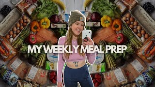 MY SUNDAY MEAL PREP | a week's worth of meals to keep me feeling full